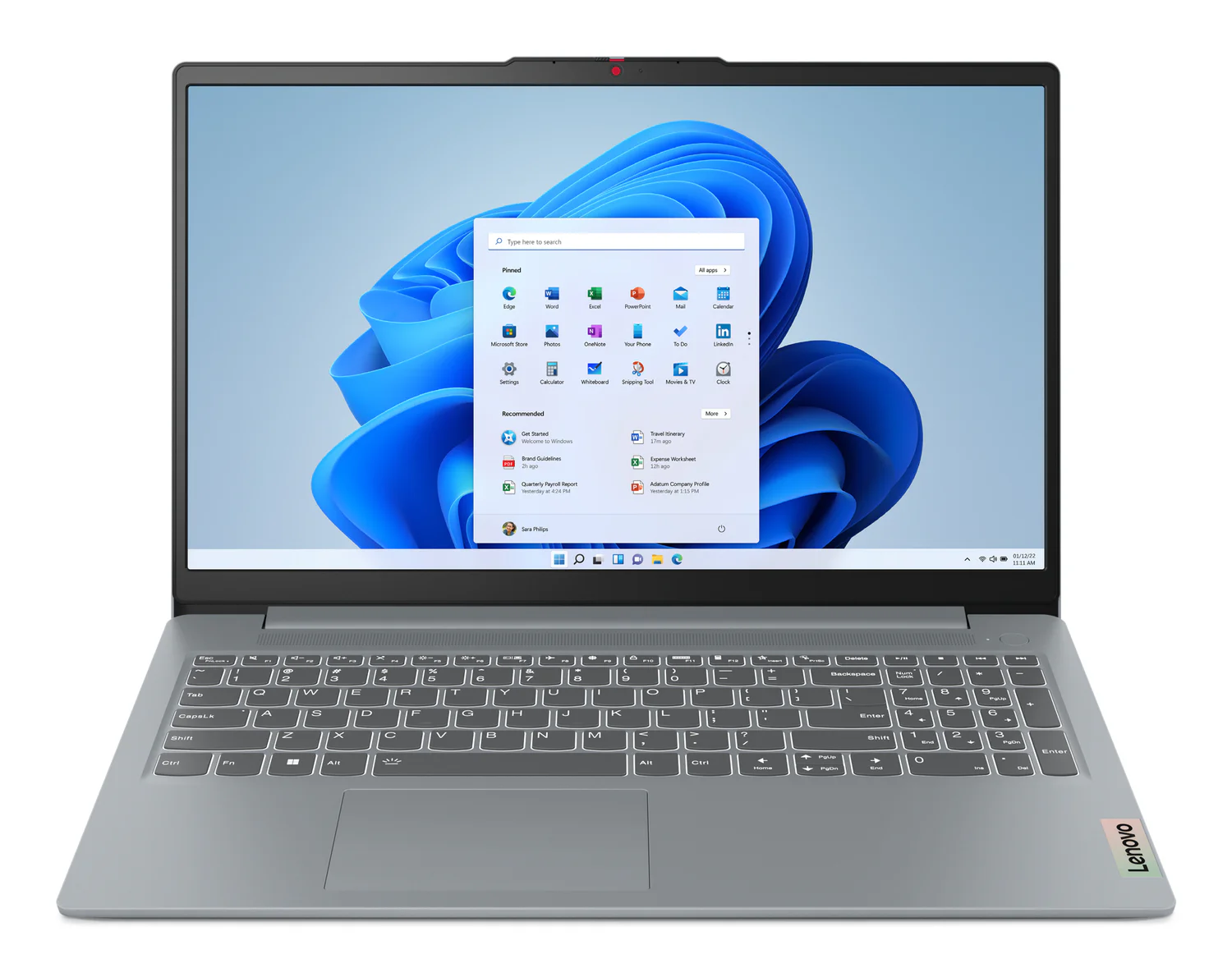 Portátil Lenovo IdeaPad Slim 3 15AMN8 15,6" Full HD AMD Ryzen 3 30 8GB 256GB SSD Windows 11 Home Cinzento - Imagem 2