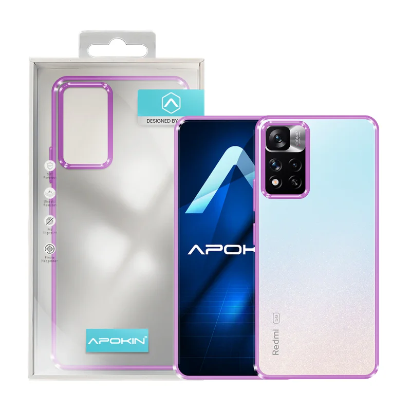 Capa Apokin Antichoque para Xiaomi Redmi Note 11 Pro e Note 12 Pro 5G Transparente - Imagem 4