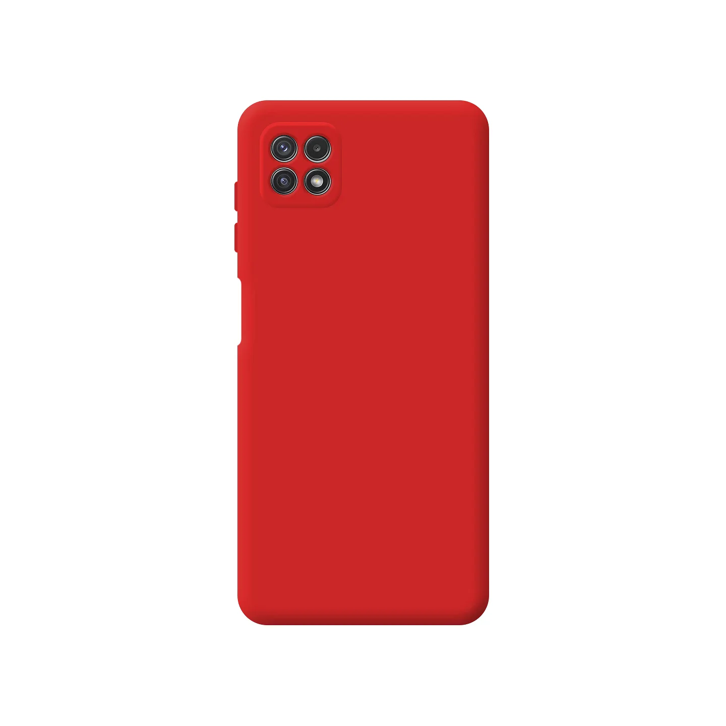 Capa de Silicone Macio Apokin para Samsung Galaxy A22 5G, Vermelho - Imagem 1