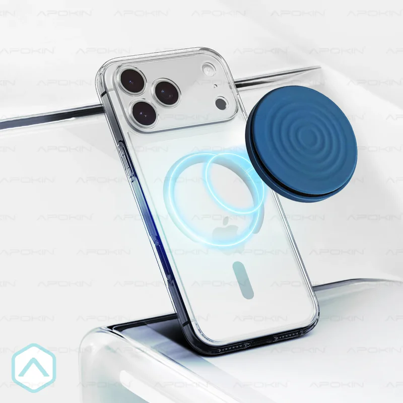 Suporte Dobrável Apokin com MagSafe Azul - Imagem 4
