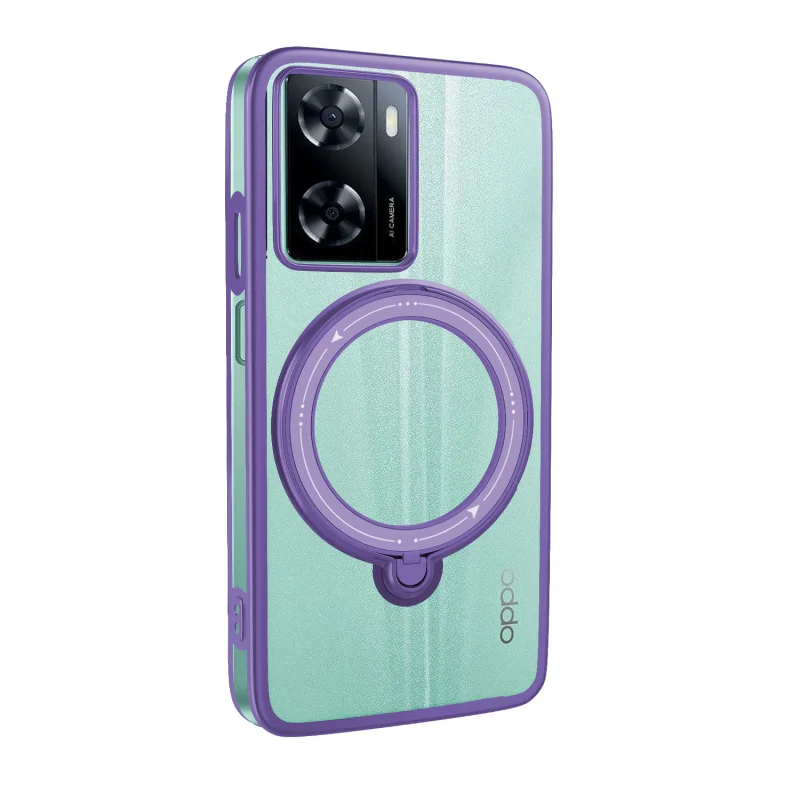 Capa Apokin para Oppo A57 com Anel e MagSafe Verde - Imagem 6