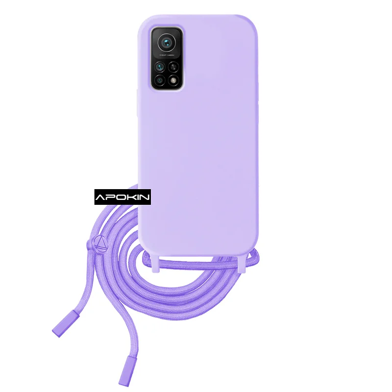 Capa Apokin para Xiaomi Mi 10T / 10T Pro Flexível com Cordão Preto - Imagem 4