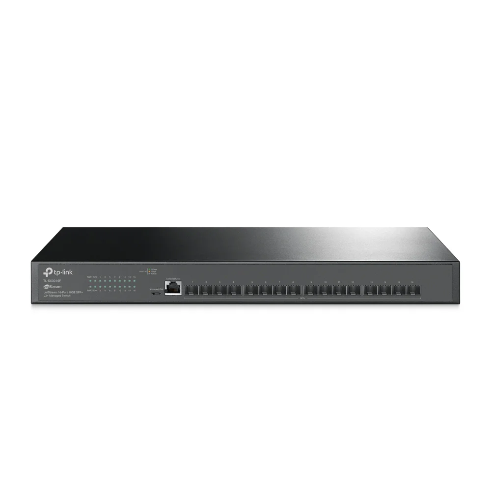 Switch TP-Link JetStream TL-SX3016F Gerido L2+ 16 Portas 10G SFP+ - Imagem 2