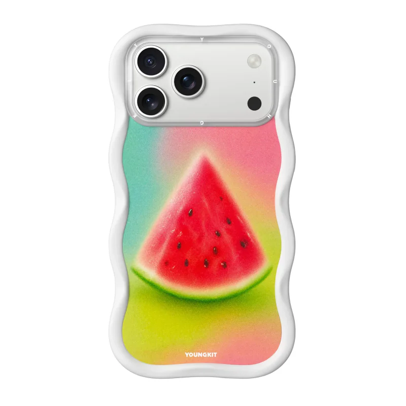 Capa MagSafe Youngkit Grande de Verão para iPhone 17 Pro Max Melancia