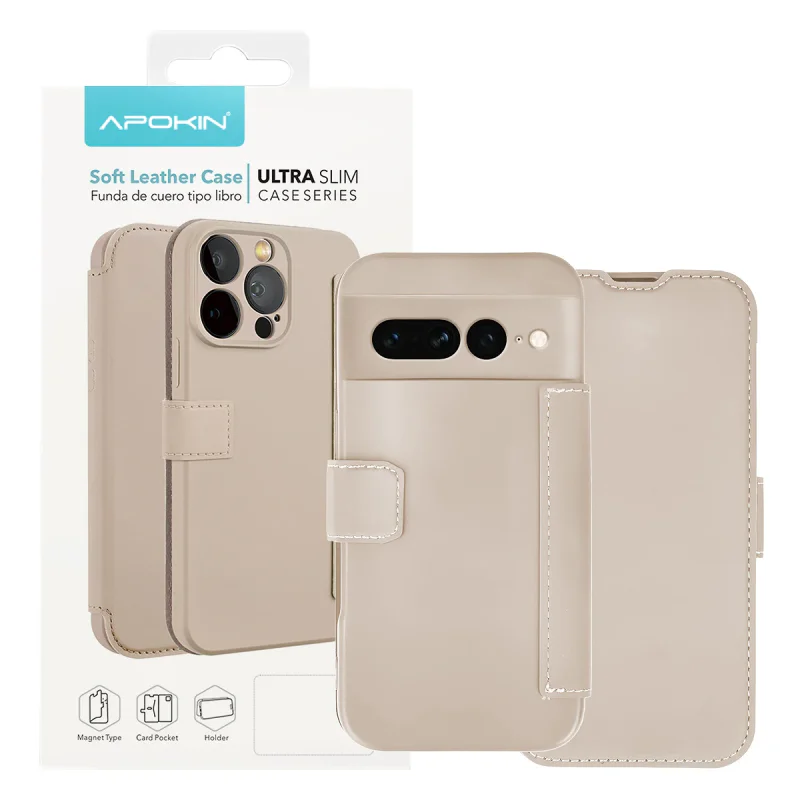 Capa Apokin para Google Pixel 7A Silicone Macio Preto - Imagem 3