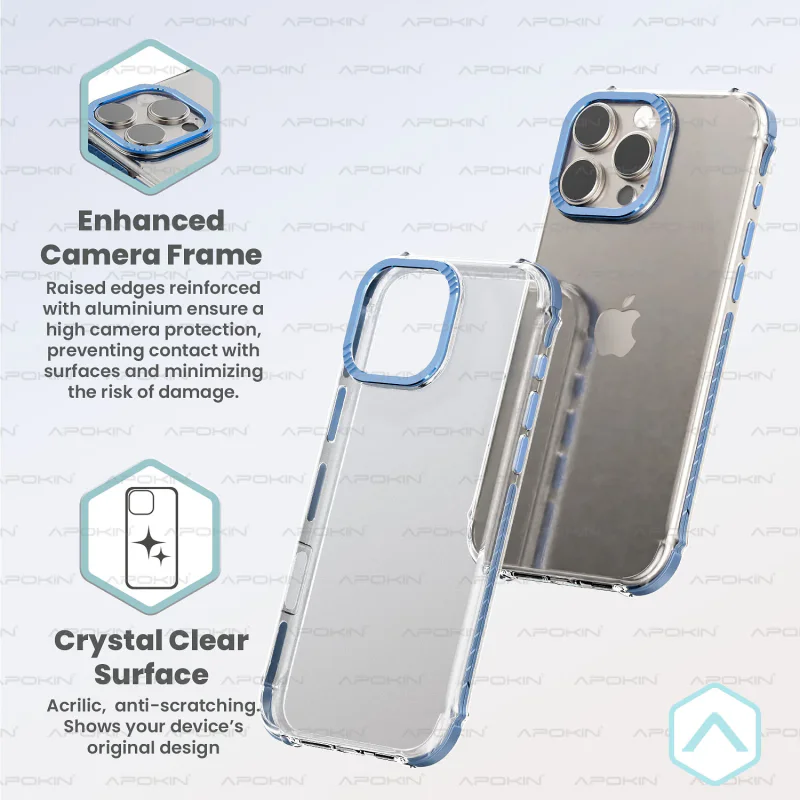 Capa Apokin Pedra Antichoque para iPhone 15 Plus Lilás - Imagem 6