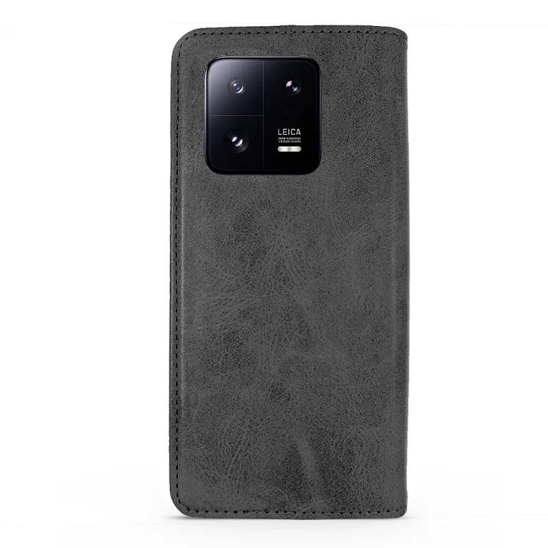 Capa Apokin para Xiaomi 13 Pro com Porta-Cartões em Pele Sintética Preto - Imagem 4