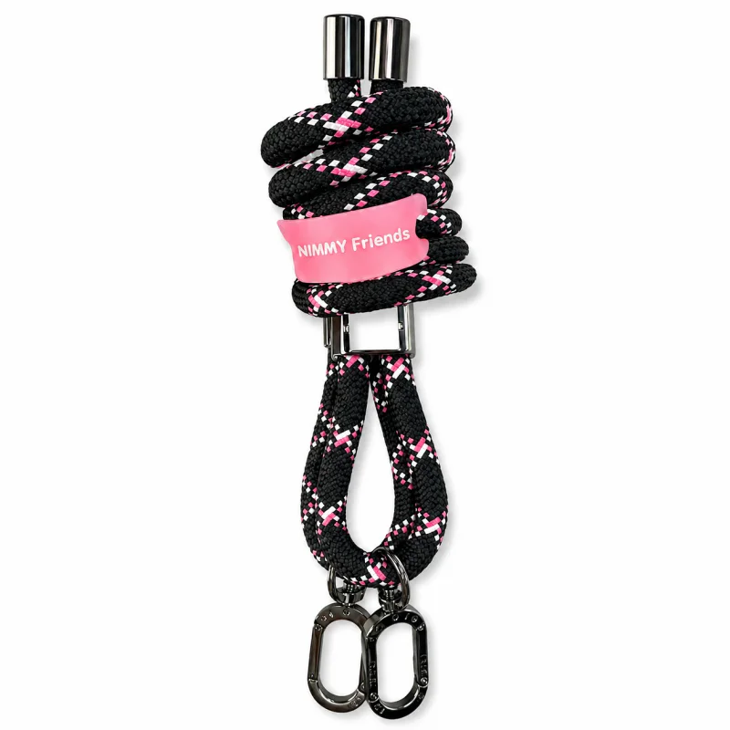 Cordão para Telemóvel Apokin Nimmy Amigos Rosa e Preto - Imagem 2