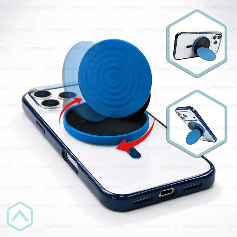 Suporte Dobrável Apokin com MagSafe Azul - Imagem 6