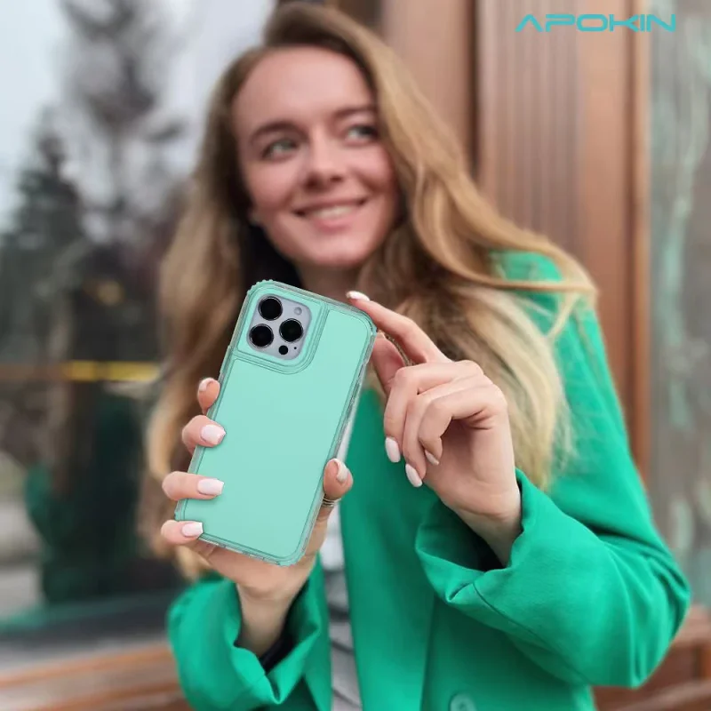 Capa Apokin Bumper Urban para iPhone 13 / 14 Verde - Imagem 2