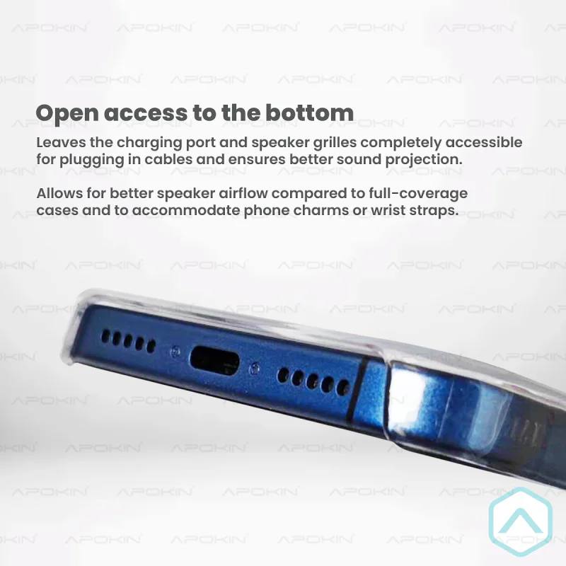 Capa Apokin para iPhone 17 Metacrilato Rígida com MagSafe Transparente - Imagem 4