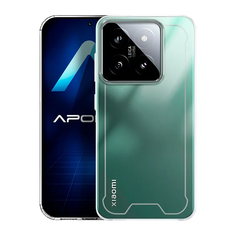Capa Apokin para Xiaomi Mi 14 Pro Silicone Reforçado Antichoque Transparente