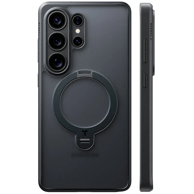Capa Torras Ostand Spin Series Apokin para Samsung Galaxy S26 Ultra Preto
