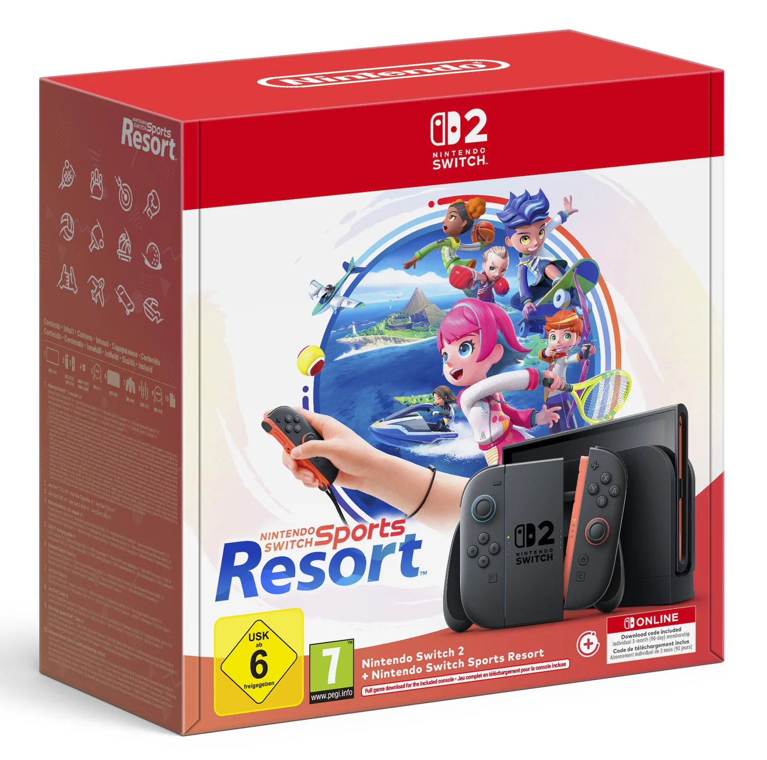 Consola Nintendo Switch 2 256GB + Nintendo Switch Sports Resort (Código) + 3 Meses Nintendo Switch Online - Imagem 4