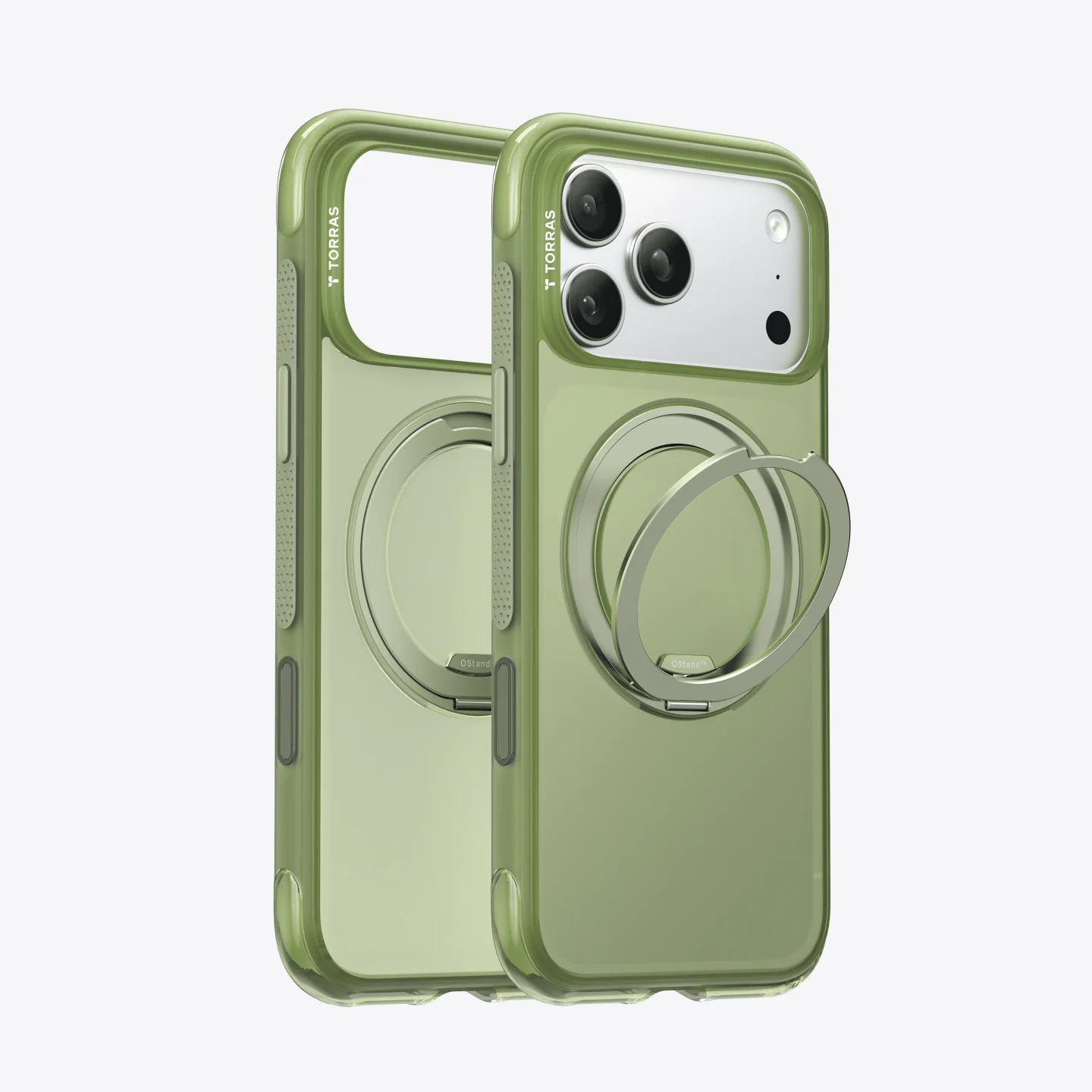 Capa Torras OStand O3 Air para iPhone 17 Pro Max 18 Pro Max Verde
