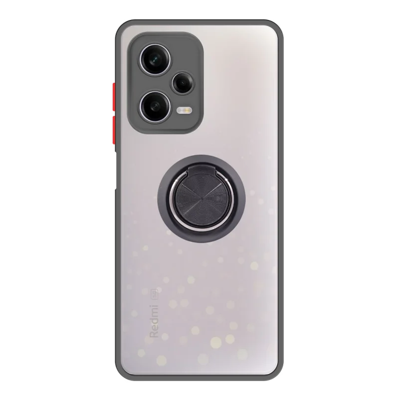 Capa Apokin para Xiaomi Redmi Note 12 Pro em Gel Magnética com Suporte Fumado Azul - Imagem 4