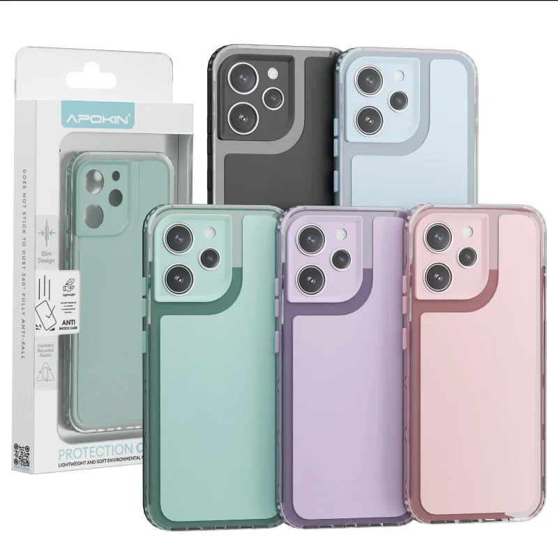 Capa Bumper Apokin Urban para Xiaomi Redmi 12 4G Rosa
