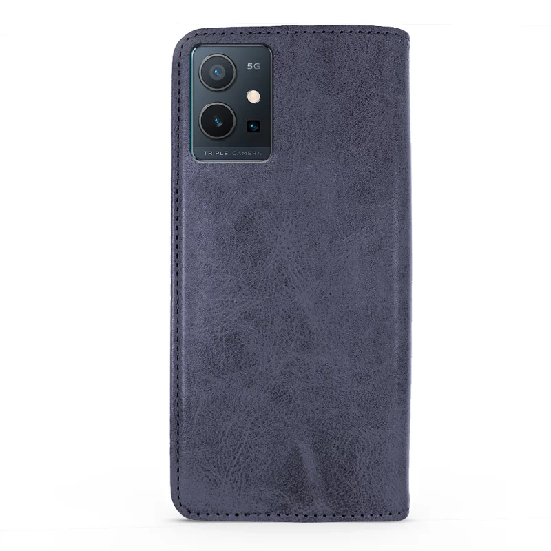 Capa Apokin para Vivo Y55 em Pele com Porta-Cartões Rosa - Imagem 5
