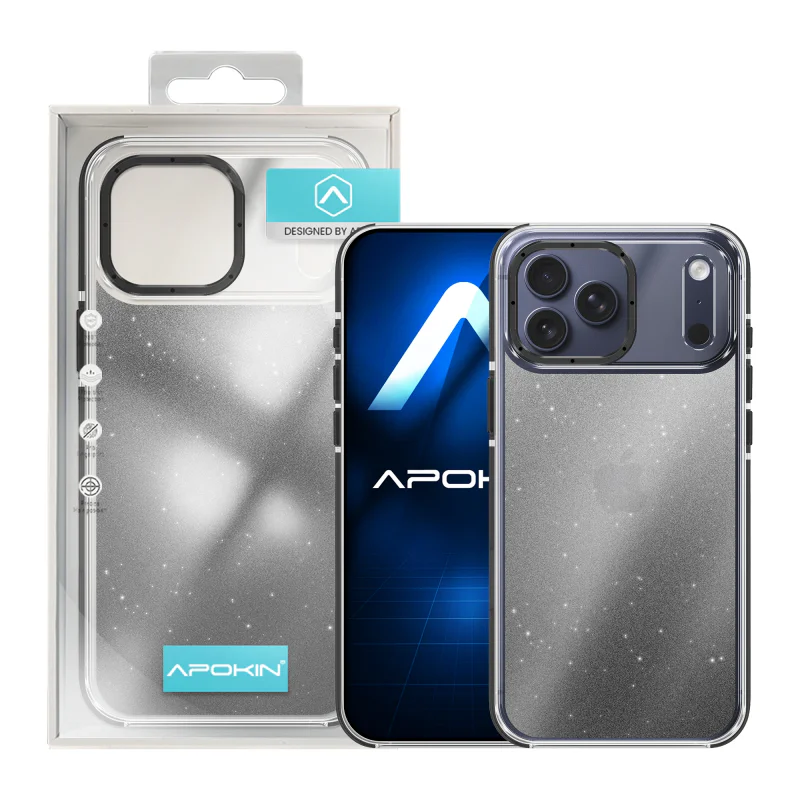 Capa Apokin para iPhone 17 Pro Acrílica com Purpurina Variedade de cores - Imagem 2