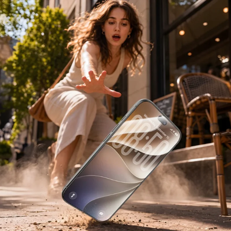 Película de Vidro Temperado Apokin BENKS Ultra Shield HD para iPhone 17 Pro Max e 18 Pro Max Transparente - Imagem 4