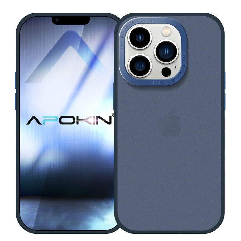 Capa de Silicone Apokin Focus para iPhone 14 Pro Verde - Imagem 4