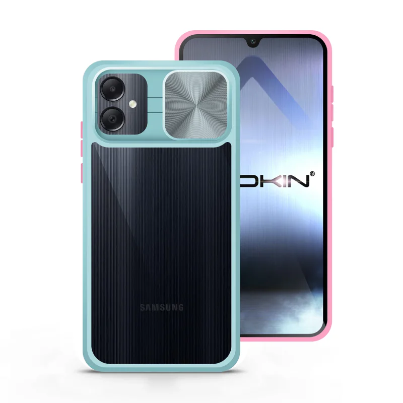 Capa Apokin para Samsung Galaxy A05 Antichoque Gel com Tampa Deslizante para Câmara Variedade de Cores - Imagem 2