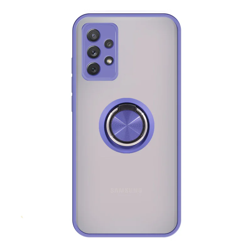 Capa Apokin para Samsung Galaxy A73 5G Gel Magnética com Suporte Fumada Azul - Imagem 3