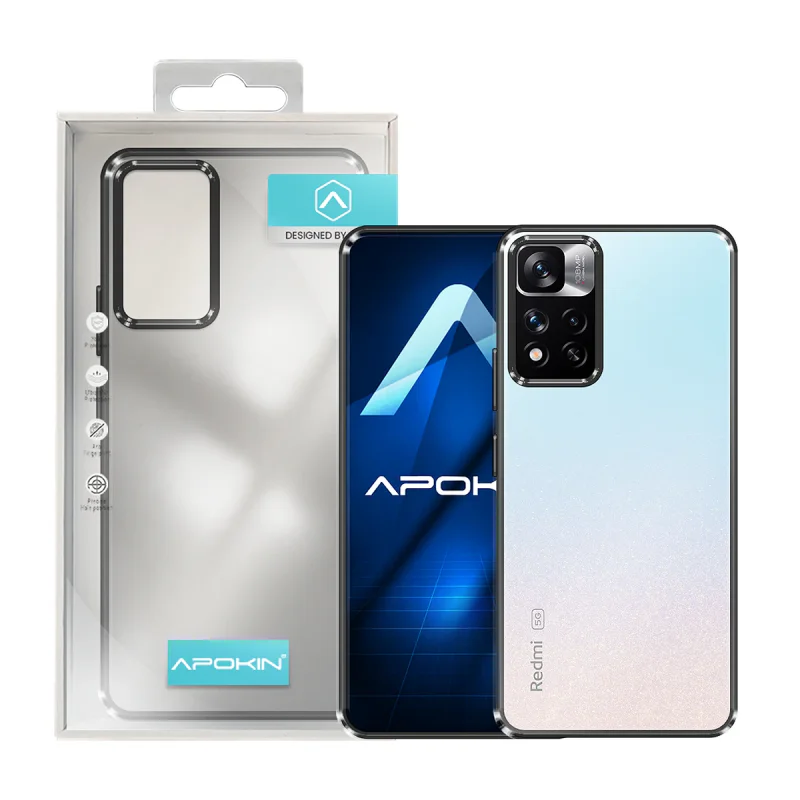 Capa Apokin Antichoque para Xiaomi Redmi Note 11 Pro e Note 12 Pro 5G Transparente - Imagem 2