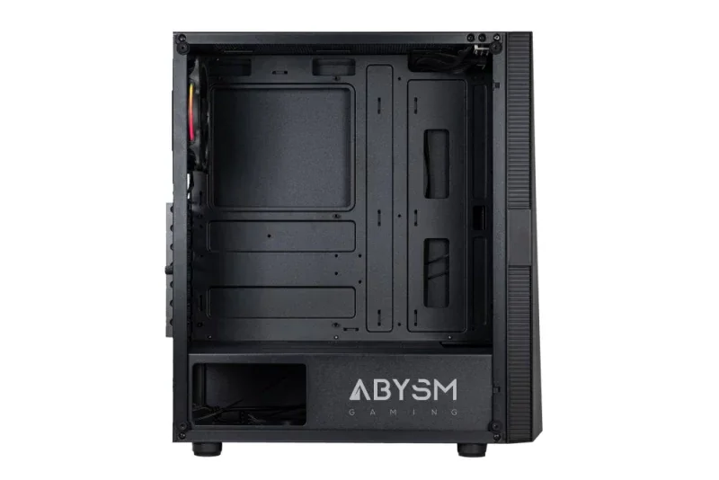 Caixa PC Tower ABYSM Danube Kolpa ATX preta gaming com vidro temperado ARGB - Imagem 3