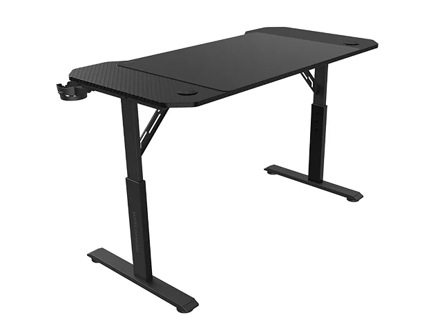 Secretária Gaming Mars Gaming MGD-ERGO120 120x60 cm com Altura Regulável em 3 Posições e Tapete XXL Preta - Imagem 3