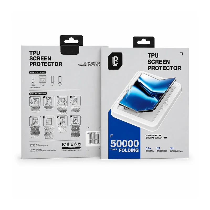 Película Protetora de TPU Flexível Apokin para Samsung Galaxy Z Fold 8 Ultra com Kit de Instalação Transparente