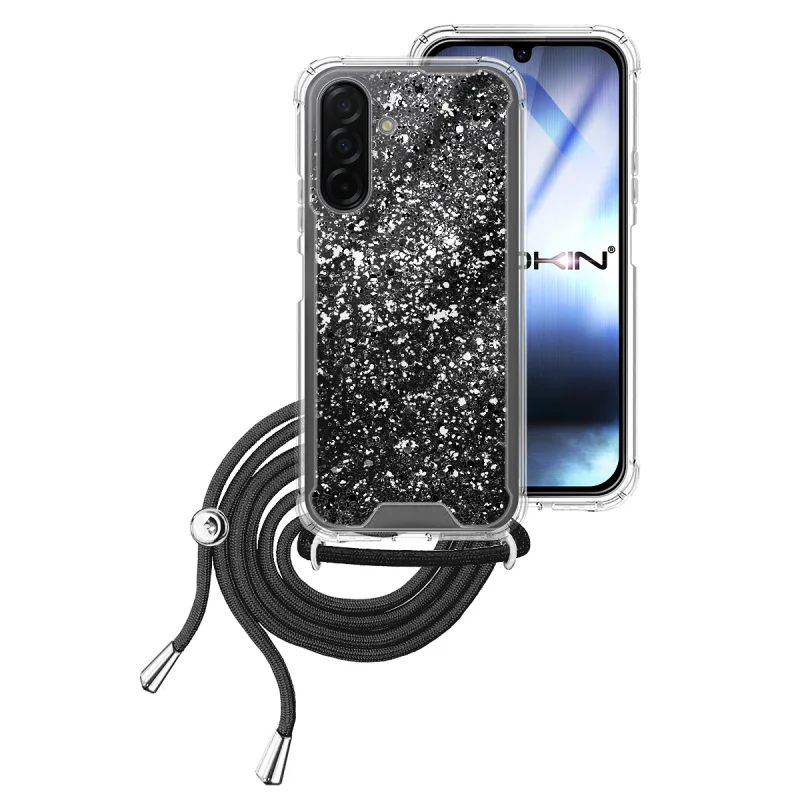 Capa Apokin para Samsung Galaxy A26 e Galaxy A17 em Gel Transparente com Cordão Variedade de cores - Imagem 5