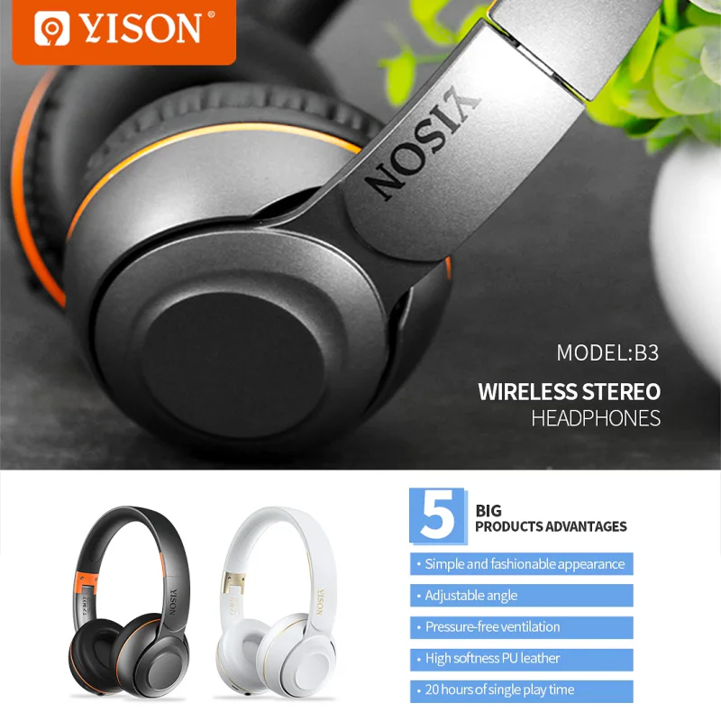 Auscultadores Bluetooth Celebrat B3 com Fita de Cabeça Branco - Imagem 4