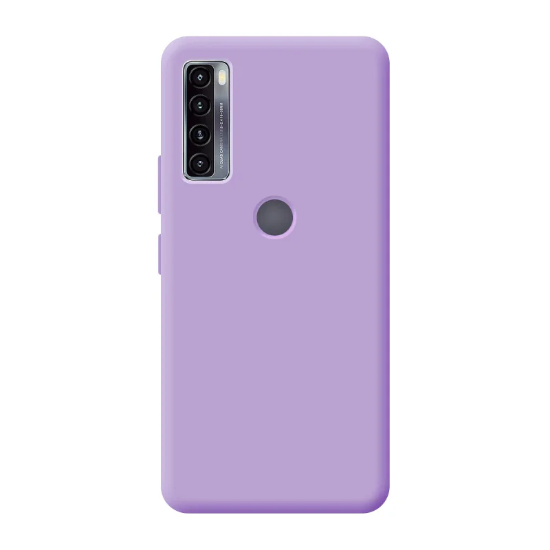 Capa Apokin para TCL 20 SE em Silicone Suave com Proteção de Câmara 3D Preto - Imagem 6