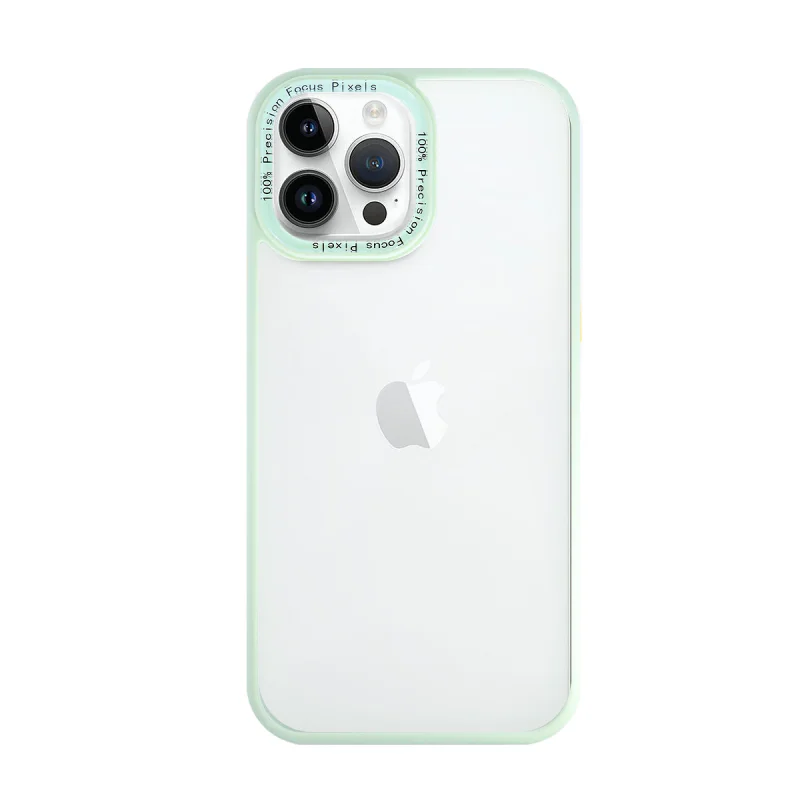 Capa Apokin para iPhone 14 Pro Max Silicone Fosco Fumado Verde - Imagem 5