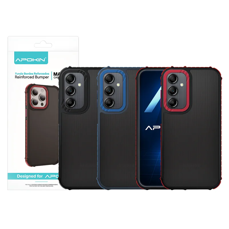 Capa Apokin Smoked Rock para Samsung Galaxy A14 Azul