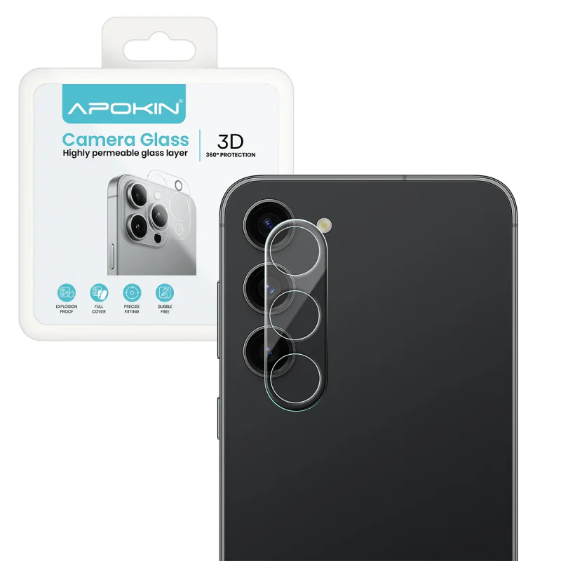 Protetor de Câmara Apokin para Samsung Galaxy S23 Transparente