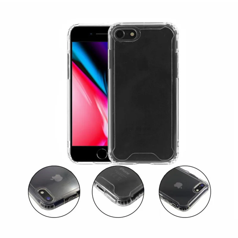 Capa de Silicone Apokin para Huawei Y6p Reforçada Antichoque Transparente - Imagem 2