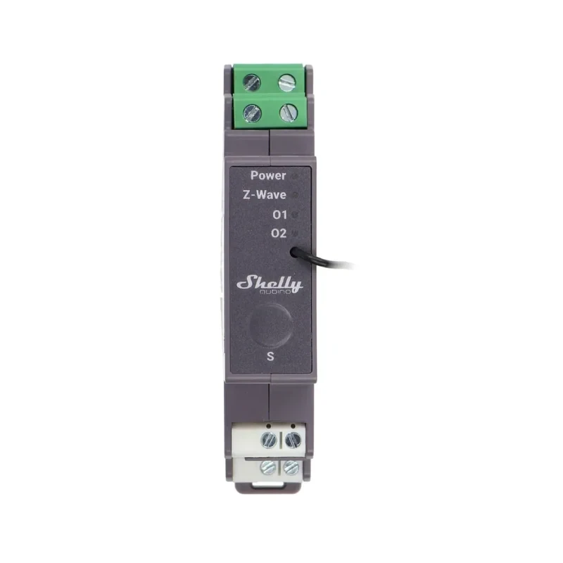 Interruptor Inteligente Shelly Wave Pro 2 Z-Wave para Calha DIN 2 Canais - Imagem 2