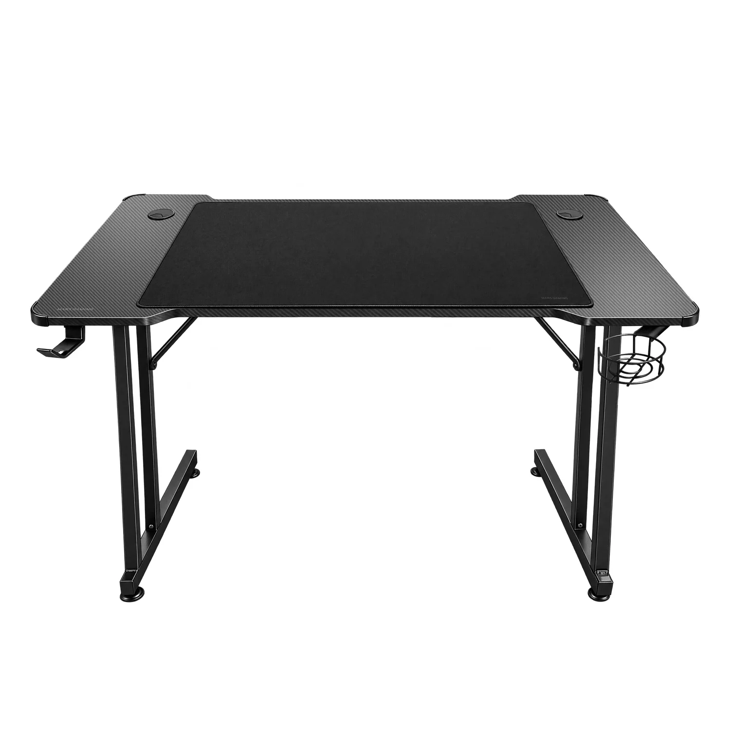 Secretária Gaming Mars Gaming MGD-A120RGB 120x60 cm com Iluminação RGB e Tapete XXL Preta - Imagem 5