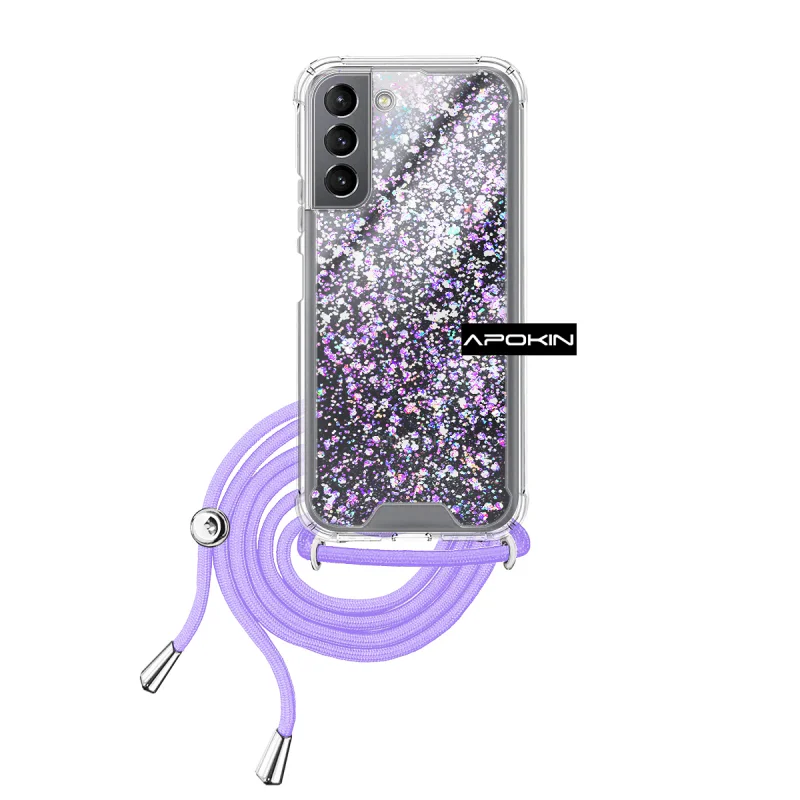 Capa de Gel Apokin Transparente com Cordão para Samsung Galaxy S21 Variedade de cores - Imagem 2
