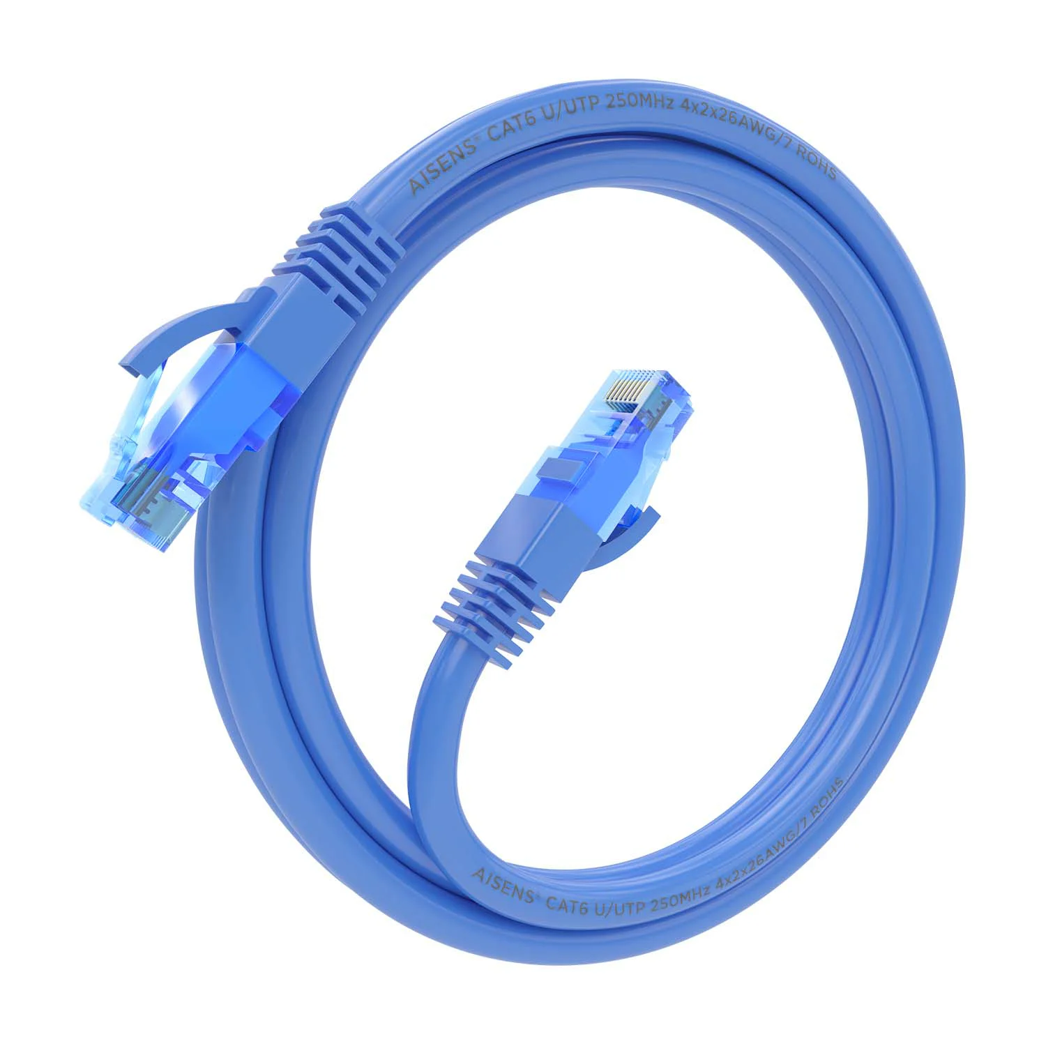 Cabo de Rede RJ45 Cat6 U/UTP Aisens A135-0800 1,5 m Azul