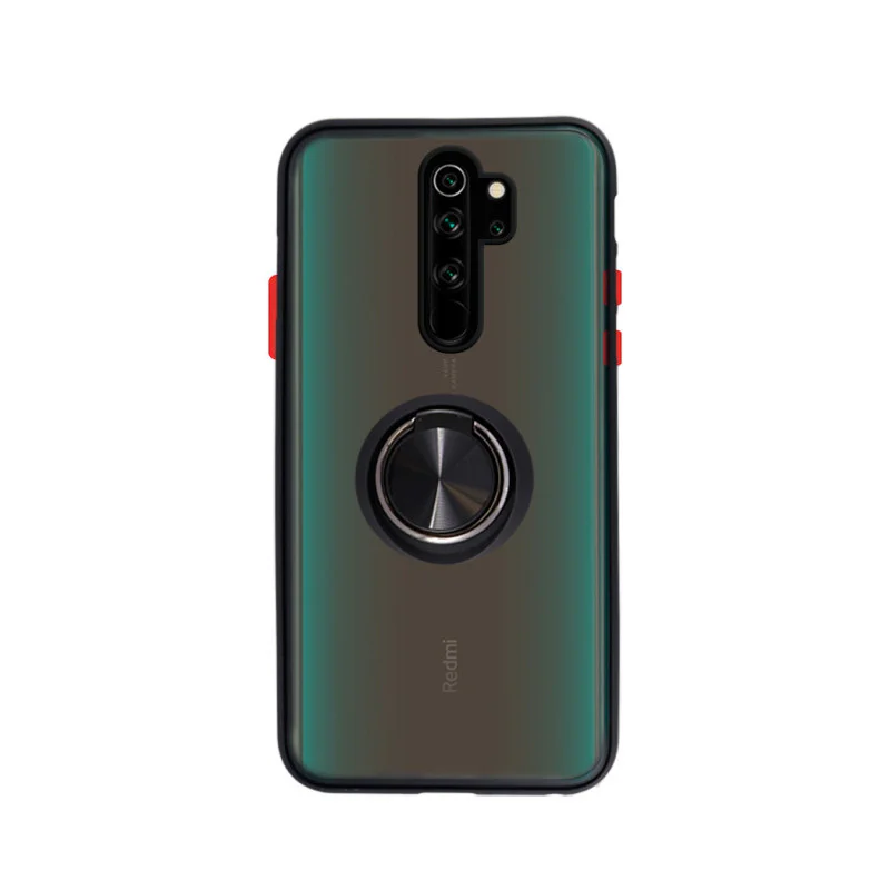 Capa Apokin para Xiaomi Redmi Note 8 Pro Gel com Suporte Fumada Preto - Imagem 3