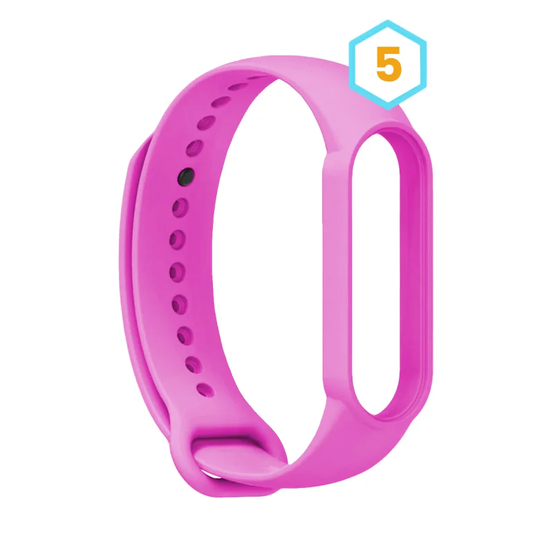 Bracelete de Silicone Apokin para Xiaomi Mi Band 5 / 6 Cor 11 - Imagem 6