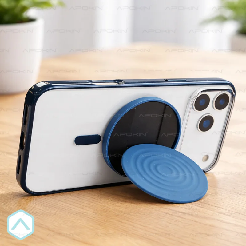 Suporte Dobrável Apokin com MagSafe Azul - Imagem 3