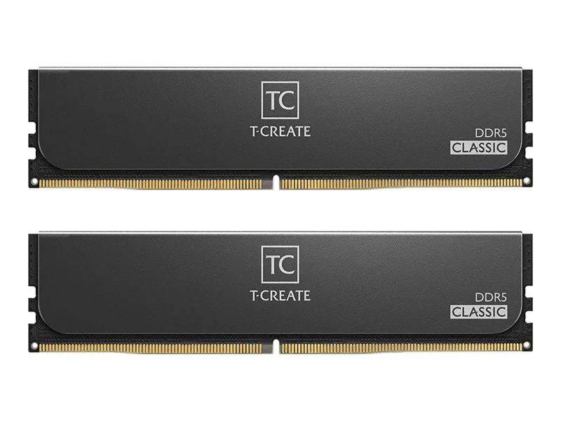 Memória RAM Kit Team Group T-Create Classic 32GB (2x16GB) DDR5 6000MHz CL48 Preto