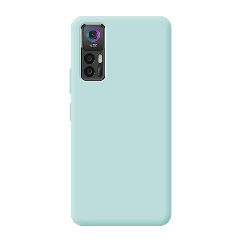 Capa Apokin para TCL 30 Silicone Macio com Proteção de Câmara 3D Azul - Imagem 3