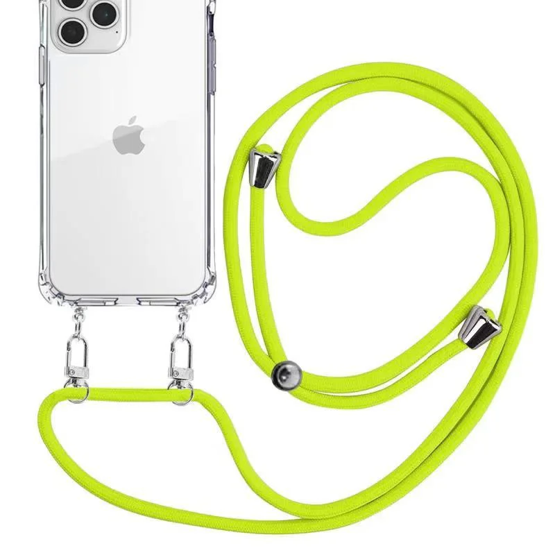 Cordão para Telemóvel Apokin Amarelo Fluorescente