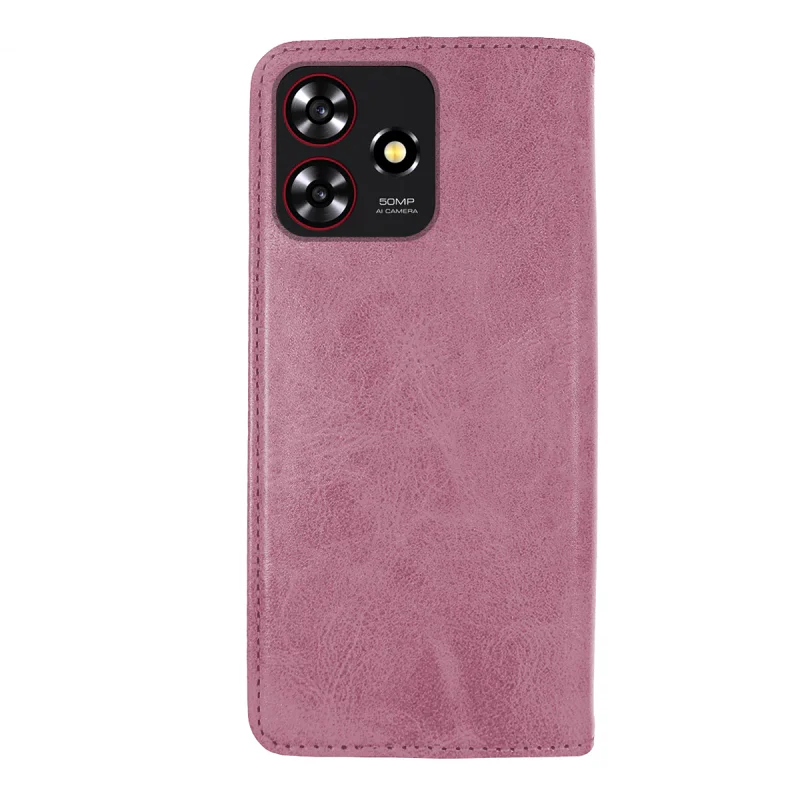 Capa Flip Apokin para ZTE Blade A73 em Pele Sintética com Porta-cartões Preto - Imagem 2