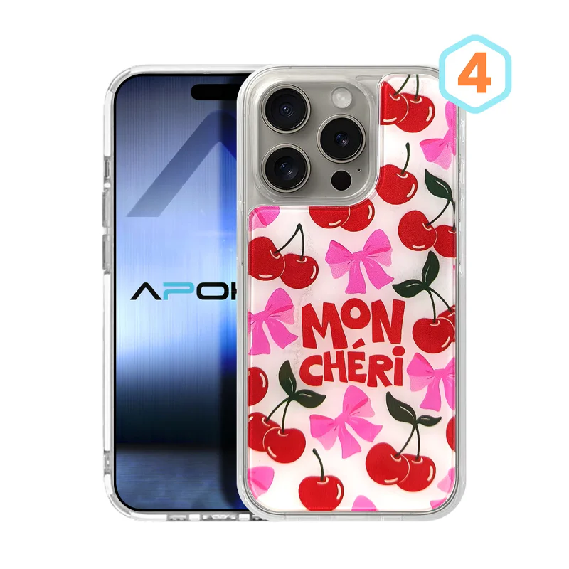 Capa Acrílica Laminada com Desenhos Apokin para iPhone 14 Pro Max Desenho 5 - Imagem 5